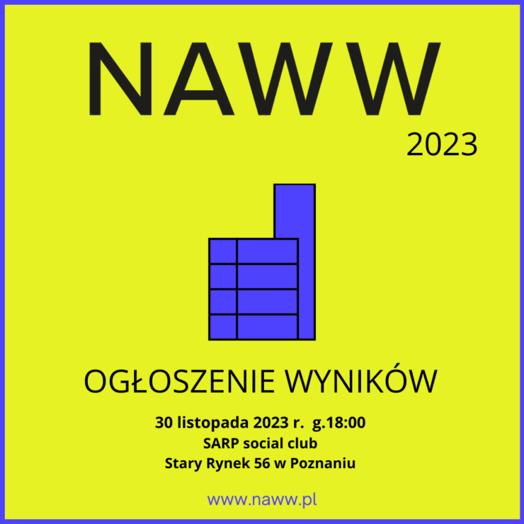 ogłoszenie wyników 4 edycji konkursu NAWW